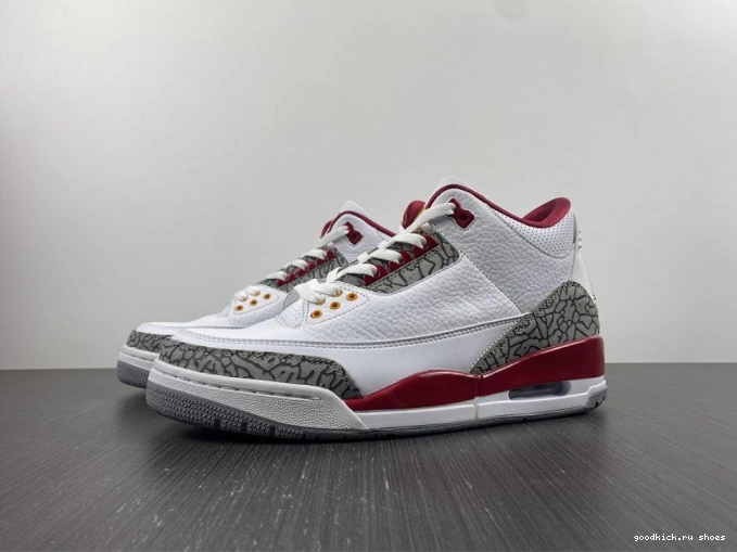 Jordan 3 Red Retro Cardinal CT8532-126 0705